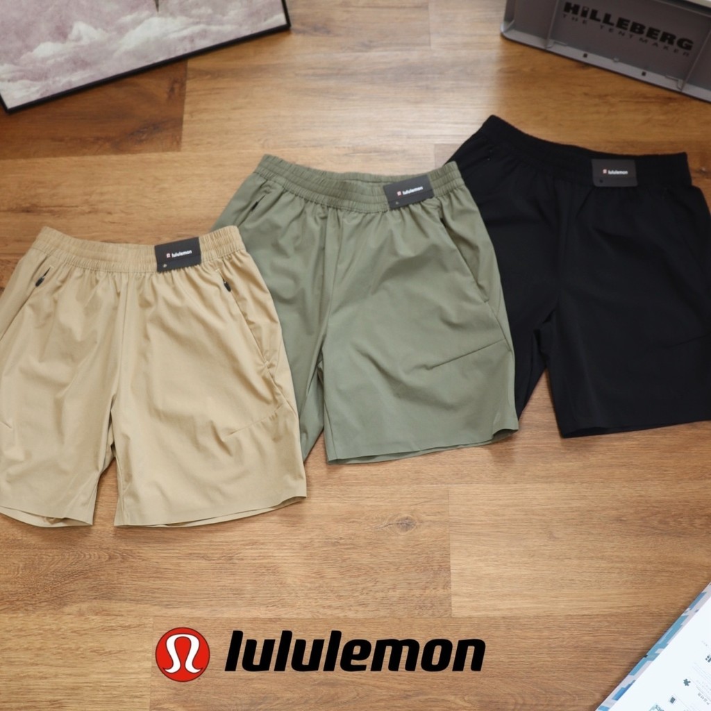 MW2N LULULEMON Summer New Men's Outdoor Functional Woven Shorts Casual Sports Running Overalls Cropp