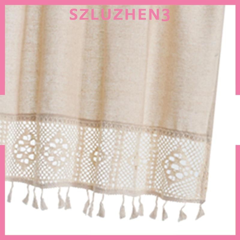 แนะนำ ผ้าม่าน [Szluzhen3] ผ้าม่านสั้น ระบายอากาศ สําหรับตกแต่งบ้าน ห้องนั่งเล่น ราคาพิเศษ มีเก็บเงินปลายทาง