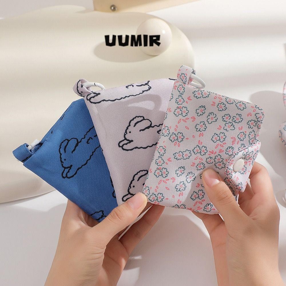 UUMIR กระเป๋าใส่เหรียญนักเรียน,น่ารักแบบพกพากระเป๋าสตางค์ผู้ถือบัตร,เกาหลีหลายชั้นกระเป๋าบัตรแฟชั่นกระเป๋าเก็บขนาดเล็ก