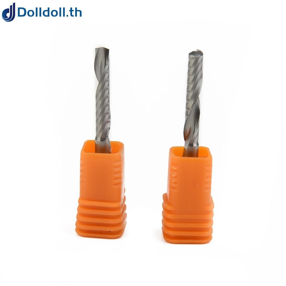 [Dolldoll]End Mill Metalworking Aluminum Spiral Router Bits Woodworking Practical