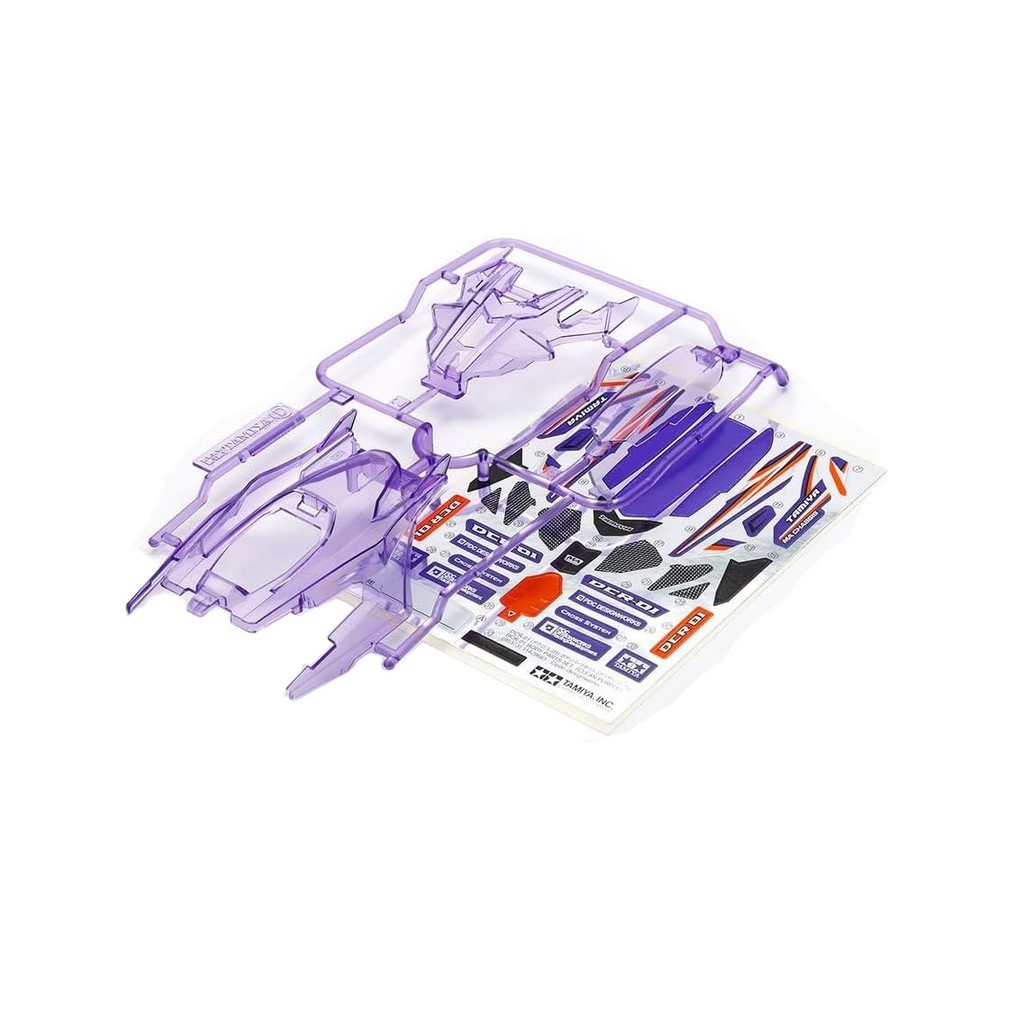 Tamiya Mini 4WD special project product DCR-01 (Decrosu 01) body parts set (clear purple) 95373