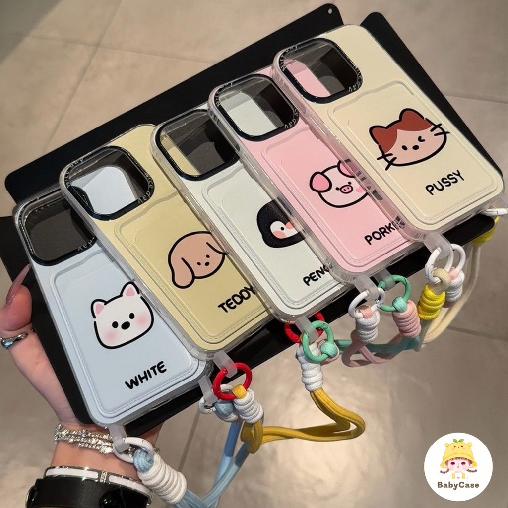 การ์ตูนการ์ตูนตลกแมวลูกสุนัขเพนกวินอ่อนนุ่ม เคสไอโฟน 15 11 13 14 12 Pro Max XR 7Plus X XS Max 7 8 14 15 Plus SE 2020