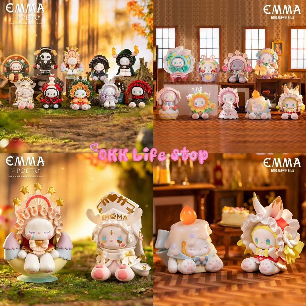 OKK Life Stop(A044)*พร้อมส่งในไทย*พร้อมส่ง กล่องจุ่ม Emma Secret Forest Poetry งานสวยพร้อมให้สะสม