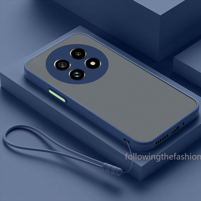 ปลอกสําหรับrealme 13 Pro + 5G Realme13 Pro Plus 13Pro 2024 โปร่งแสงอะคริลิคFrosted Candyกรณีล้างปกหลังปลอกพลาสติกด้าน