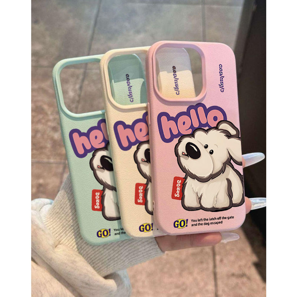 Leather TPU อ่อนนุ่มเคส For Iphone 16 11 13 14 15 Pro Max 14 Plus 12 XR X Xs 16promax 16pro 15promax 13promax เคสทรศัพท์