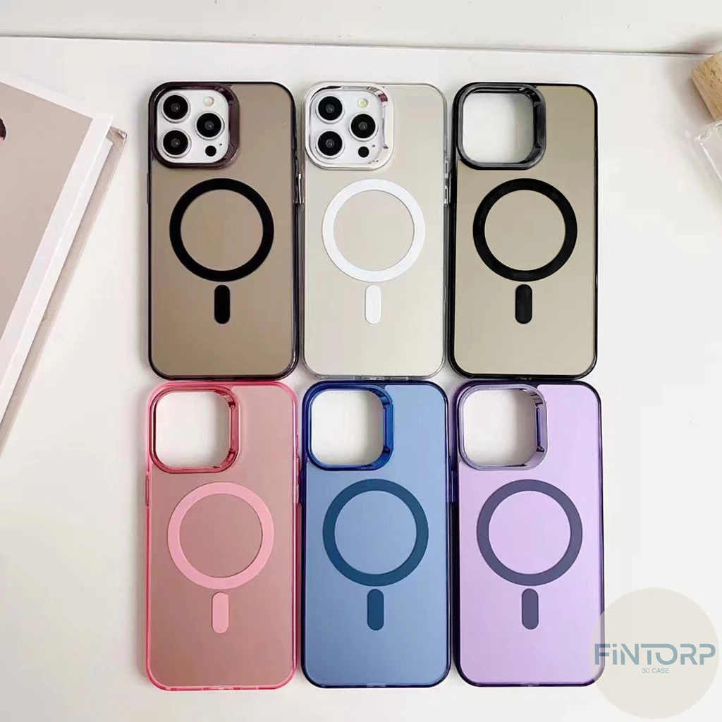 เคสโทรศัพท์มือถือ For iPhone 17 7 8 Plus XR XS MAX 11 12 13 14 15 Pro Max 16 Plus 11ProMax เคส พลาสติกแข็ง IMD แม่เหล็ก