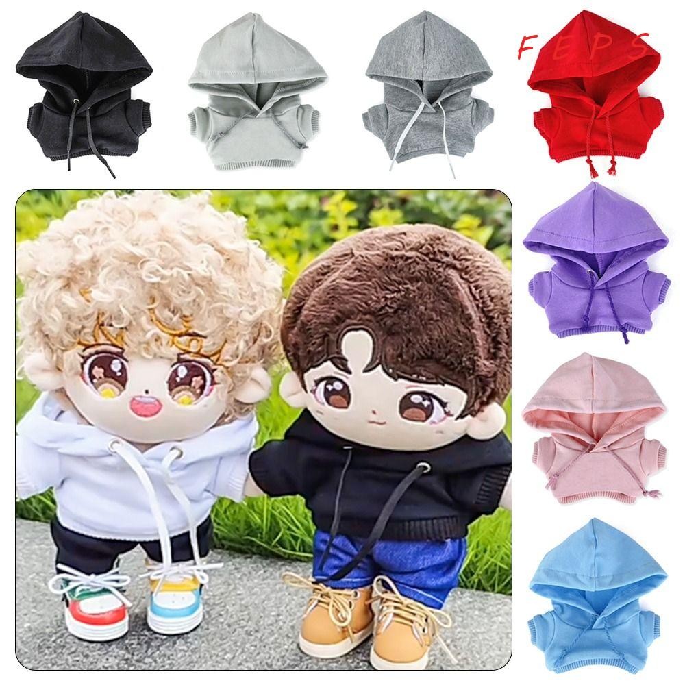 Feps Handmade Hoodies เสื้อผ้าแฟชั่นอุปกรณ์เสริมสําหรับ 10 ซม.ตุ๊กตา Hoodies เสื้อผ้า