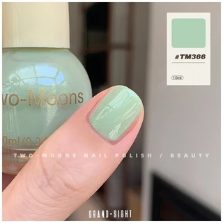 🔥พร้อมส่ง🔥 Two-moons ของแท้ ยาทาเล็บ สีทาเล็บกึ่งเจล ขนาด10ml*1 ไม่ต้องอบ สีสวย แห้งไว รุ่นใหม่ t9