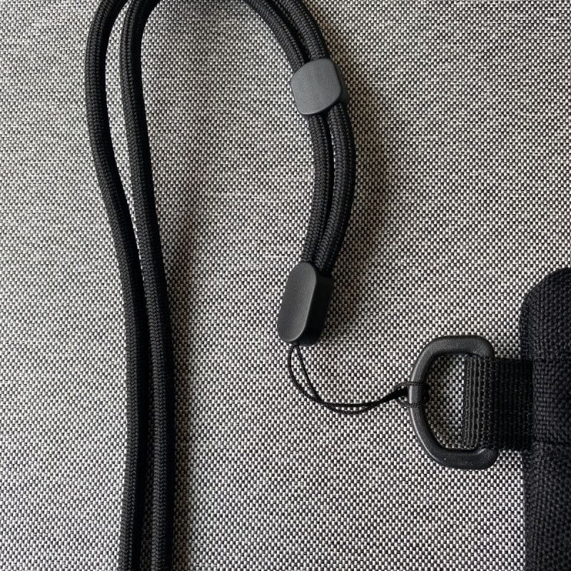 Cordura* กระเป๋าใส่เหรียญกันน้ําน้ําหนักเบา Mini Nylon Key Case แบบพกพา Halter Cards Holder กระเป๋าสตางค์พร้อมเชือกเส้นเล็ก