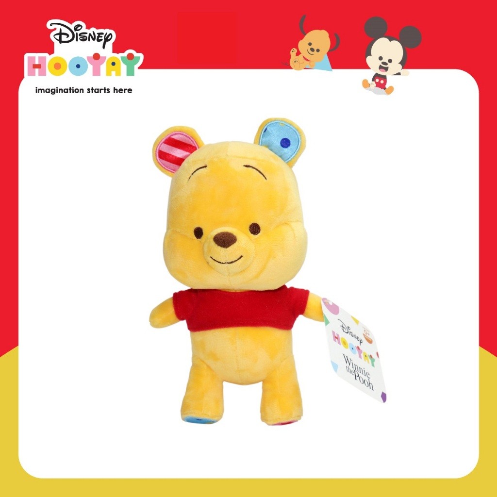 DisneyHooyay ดิสนีย์ ฮูเย่ (Pooh) ตุ๊กตาขนาด 8 นิ้ว (หมีพูห์)
