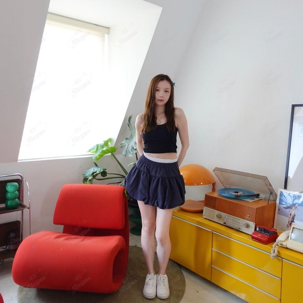 Denim Skirt กระโปรงยีนส์ s-xl กระโปรงเอวสูง (8839) - รูปที่ 4