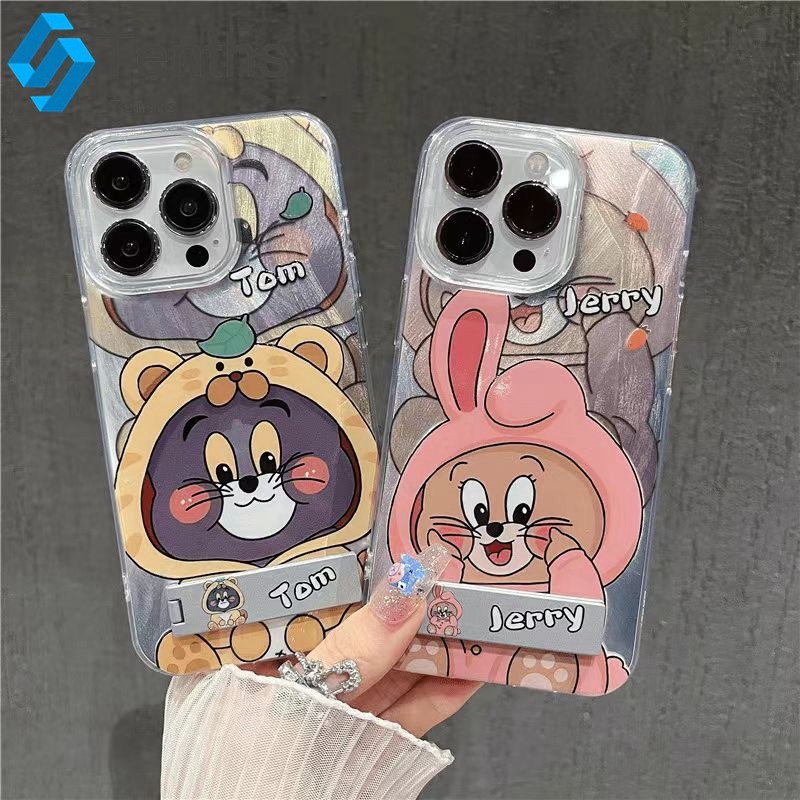 เชลล์ + วงเล็บ OPPO A38 A18 A58 A57 A77s A17 A15 A16E A3S A5s A1K A98 A78 A16K A5 A9 Reno11 10 8T 6 5 การ์ตูน เปลือกขนนก