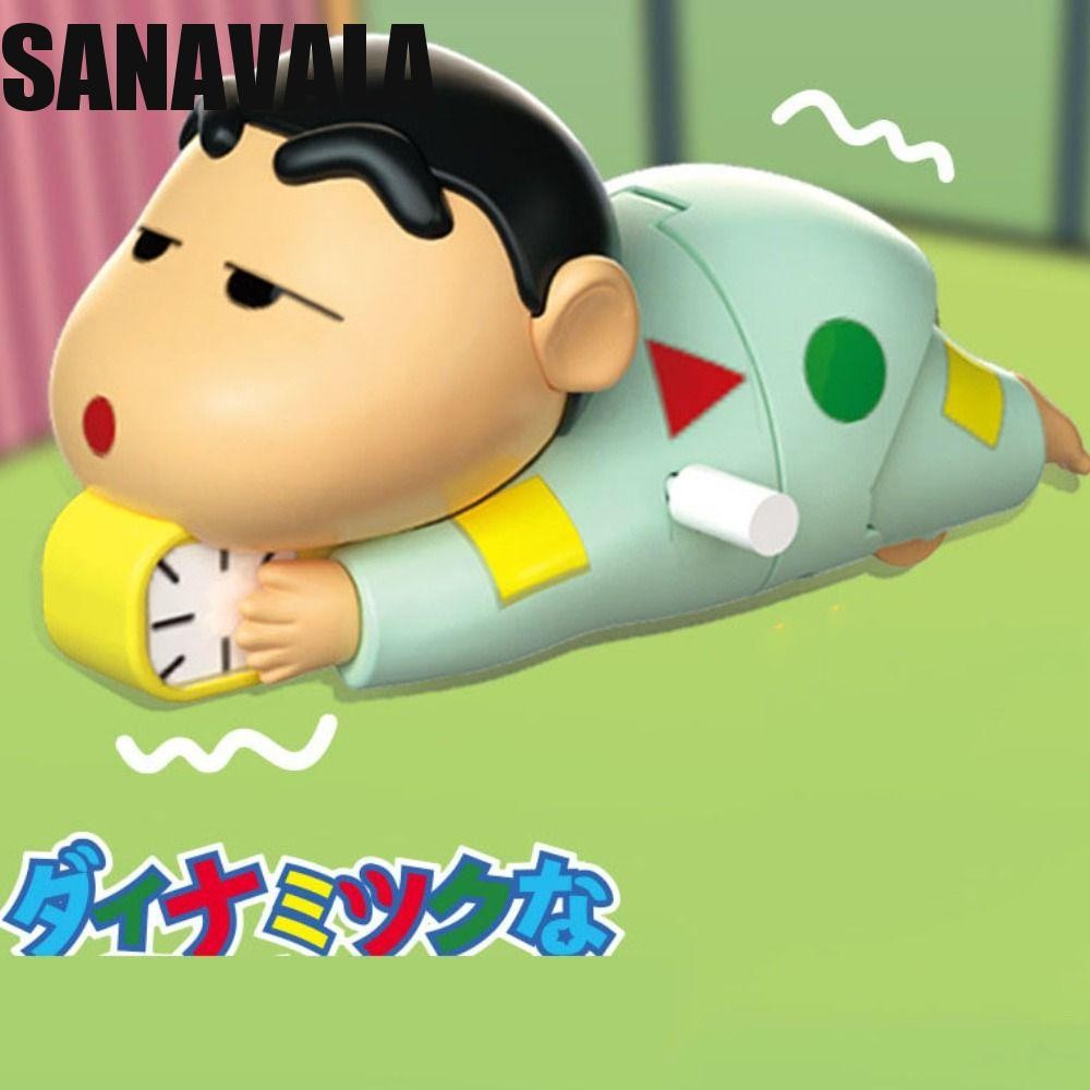 Sanavala Crayon Shin-Chan Clockwork ของเล่น,ปีนเขา Interactive อะนิเมะ Wind-up ของเล่น,ของขวัญวันเกิดน่ารักการ์ตูนตลก Clockwork รุ่นเด็กเด็ก