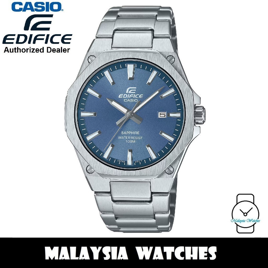Edifice EFR-S108D-2A Quartz Analog Stainless Steel Case & Strap Watch EFRS108D EFRS108D-2A V693