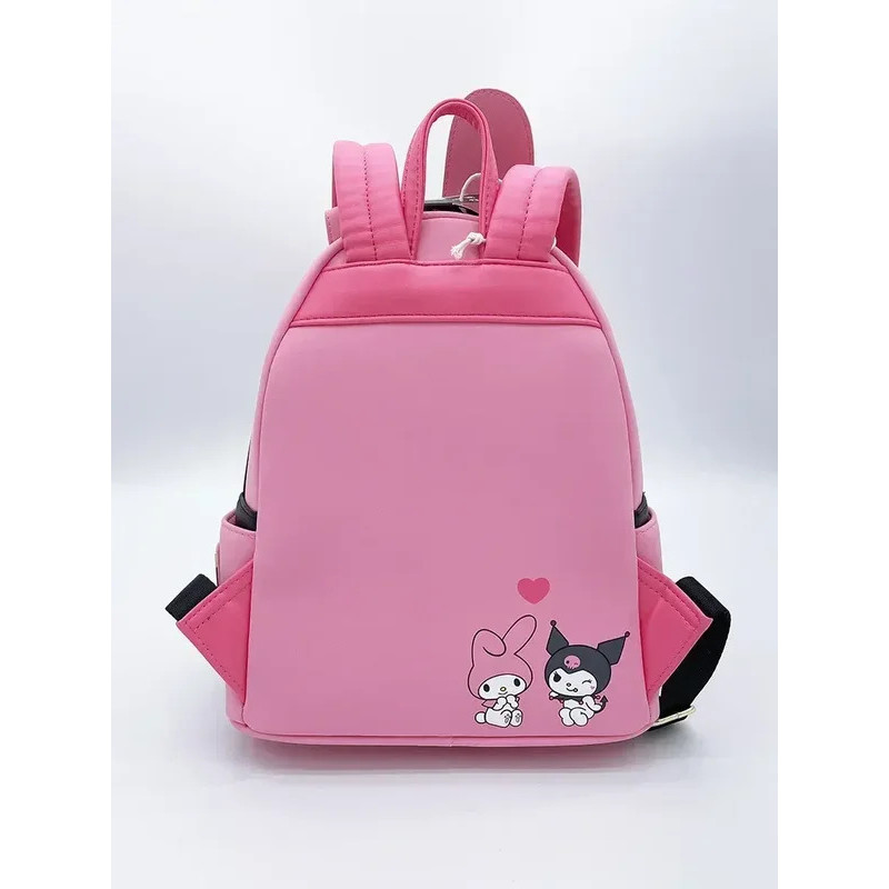 Loungefly Sanrio Kuromi กระเป๋าเป้สะพายหลัง Pu หนัง Lady รูปที่ 7