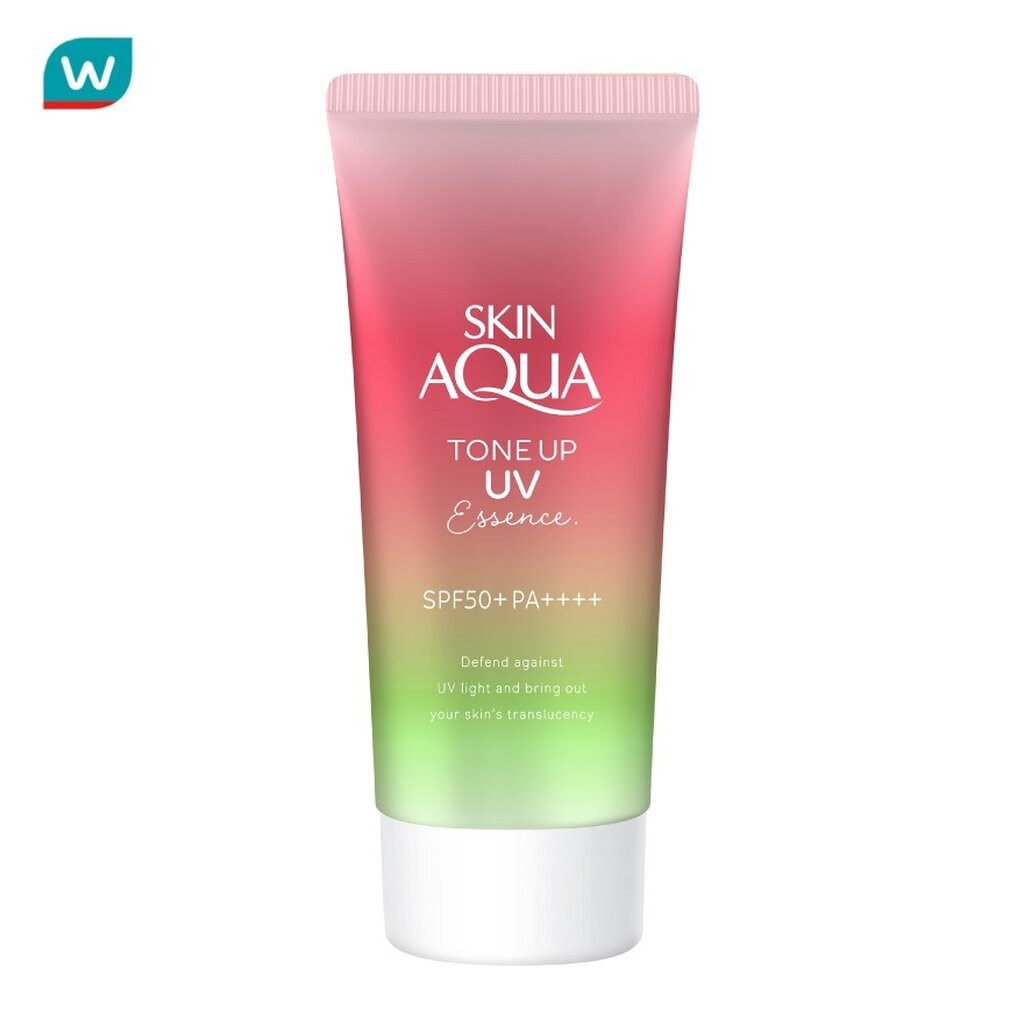 Sunplay ซันเพลย์ สกิน อะควา โทน อัพ ยูวี เอสเซ้นซ์ เอสพีเอฟ 50+ พีเอ++++ 80 กรัม(โรส ออร่า)