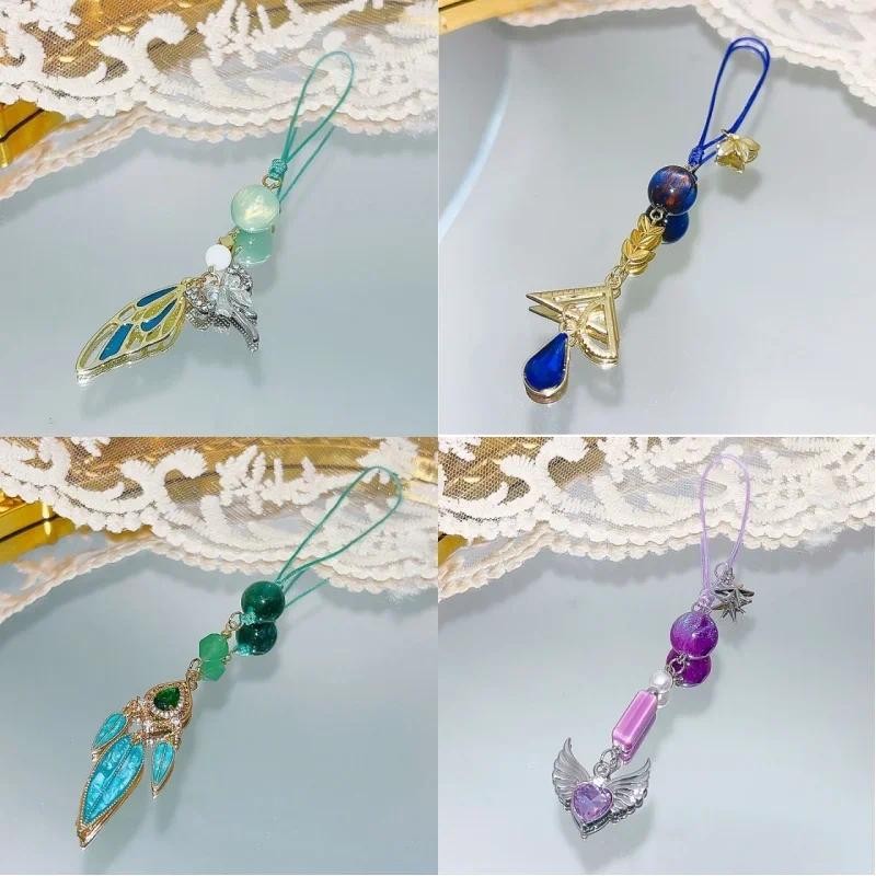 Firefly Sunday Robin Boothill อะนิเมะ KeyChain Honkai Star Rail ผู้ชาย Key Chain สําหรับผู้หญิง Kawaii รูปอะคริลิคพวงกุญแจจี้ของขวัญ