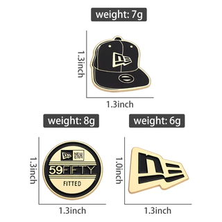 New Era คลิปหมวก Pin เบสบอลหมวกกอล์ฟคลิปเข็มกลัดโลหะ Pins Badge หมวกเครื่องประดับอุปกรณ์เสริมของขวัญสําหรับเพื่อน
