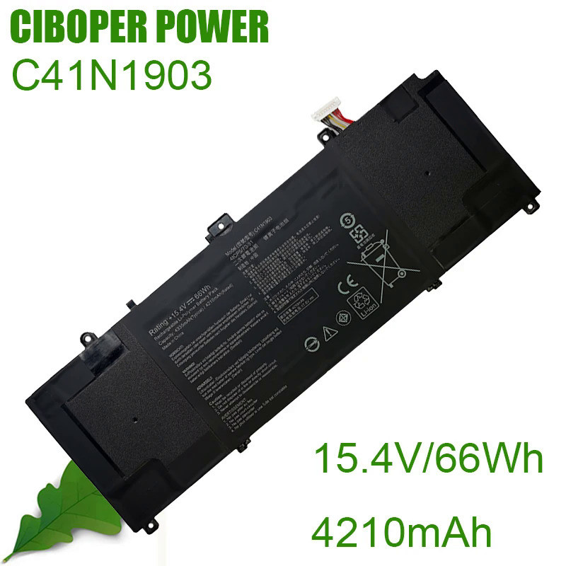 CP Laptop Battery 0B200-03560100 C41N1903 15.4V/66WH/4210mAh For ExpertBook B9450FA B9450FA-BM0194R 