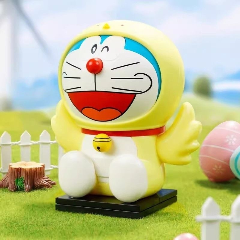 Keeppley Doraemon Round Robot Cat Tinkerbell Cat โมเดลตกแต่งรูป - รูปที่ 7