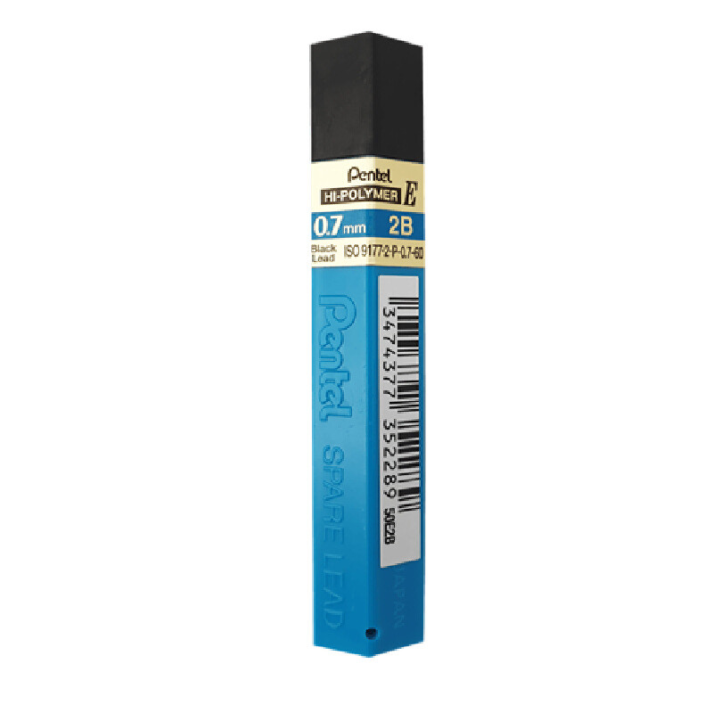 PENTEL ไส้ดินสอ 2B รุ่น 50E-2B7-B ขนาด 0.7 มม.