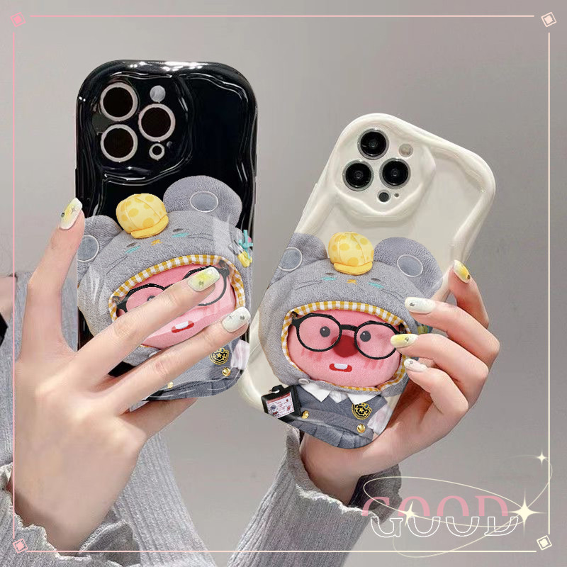 GOOD ส่งจากไทย เคสโทรศัพท์มือถือนิ่ม สเตอริโอ เคสไอโฟน กันกระแทก IP16 15 14 13 12 11 Promax 7 8P X/XSMax Zanmang Loopy