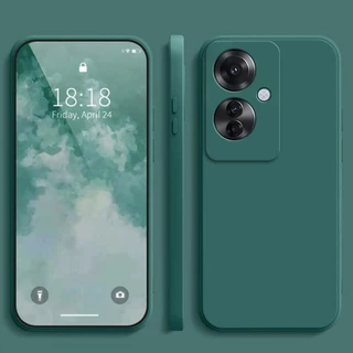 เคส OPPO Reno 11F 5g สีทึบ OPPO Reno11F 5g เคสซิลิโคนป้องกันการตกสีธรรมดาเรียบง่าย YT