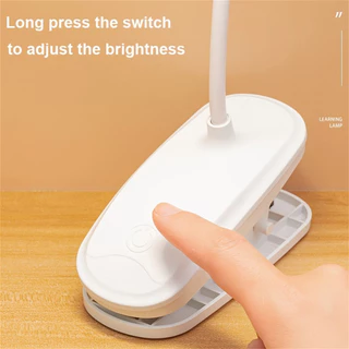LUMi โคมไฟ LED แบบคลิป หมุนได้ 360 องศา สำหรับหอพัก ห้องนอน และการอ่านบนโต๊ะ