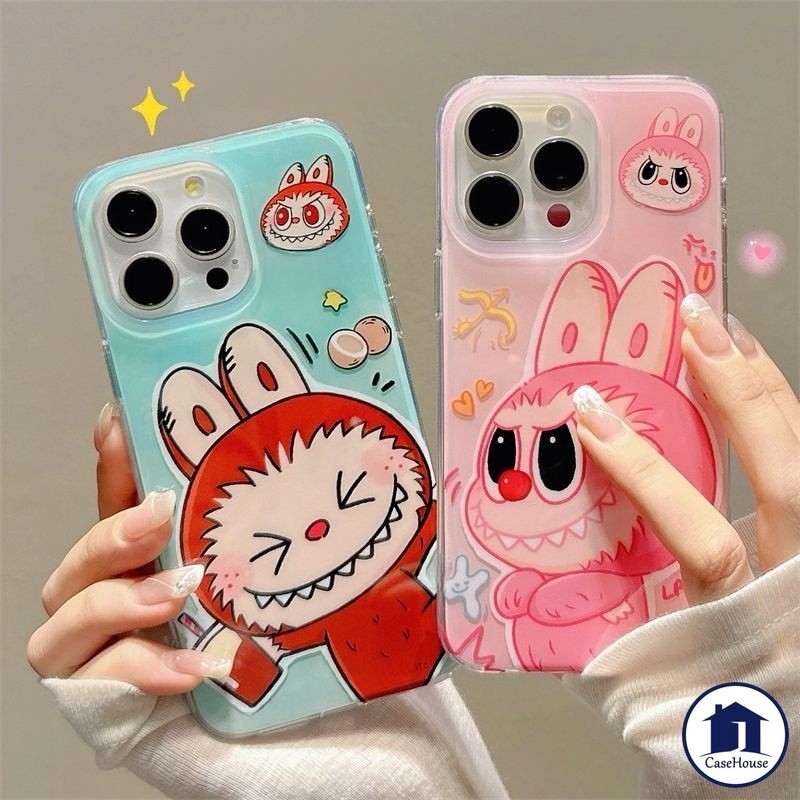 เคสนิ่มใสลาย Labubu สุดน่ารัก เข้ากันได้กับ OPPO A38 A17 A15 A33 A58 A5s A7 A18 A12 A54 A16 A57 A15s A53 A9 A78 A12E A5