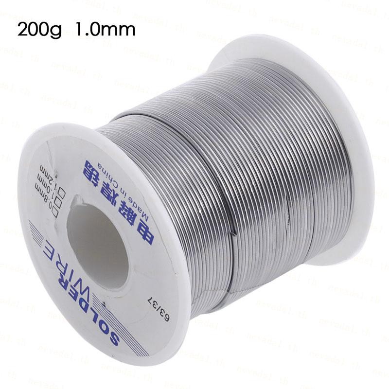ʚɞ Ne ʚɞ 63 37 Rosin Core Weldingring ตะกั่วดีบุกอุตสาหกรรมบัดกรีลวด 1 0 มม. 200g ร้อน