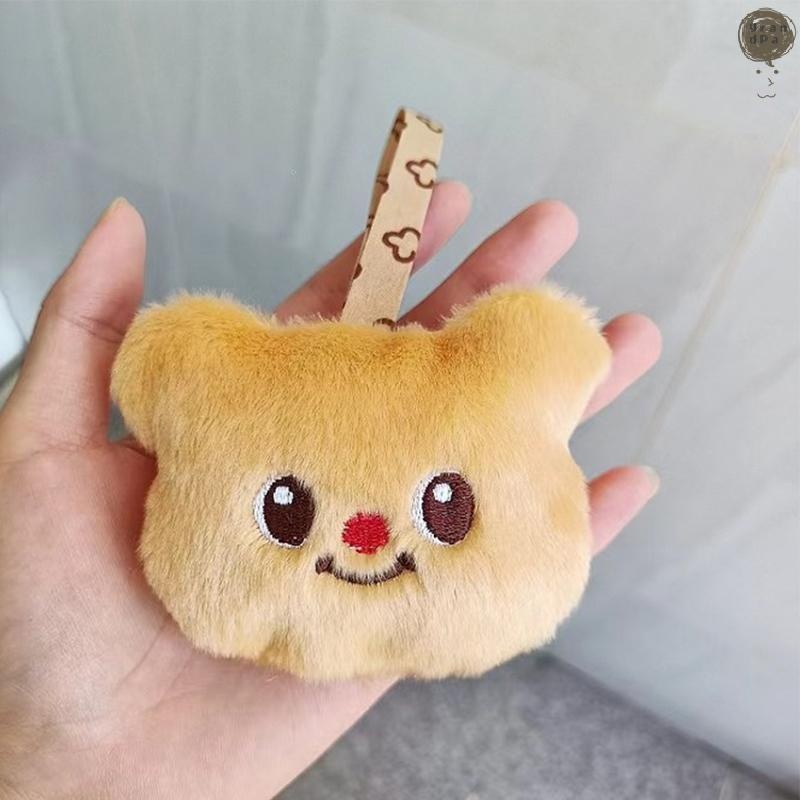 [GR] ตุ๊กตาเนยหมีตุ๊กตากระเป๋าจี้ใหม่น่ารักการ์ตูน Squeak หมีตุ๊กตาอุปกรณ์เสริมของขวัญวันเกิดกระเป๋านักเรียนเครื่องประดับหญิง TH