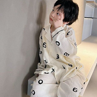 ชายชุดนอนแขนยาวชุดฤดูใบไม้ผลิฤดูใบไม้ร่วงแฟชั่นสไตล์ใหม่เวอร…