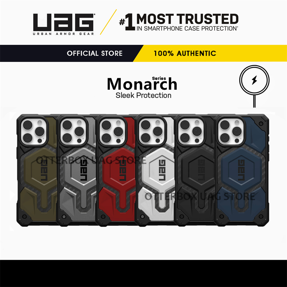 เคส UAG รุ่น Monarch Carbon Fiber with Magnetic - iPhone 16 Pro Max / 16 Pro / 16 Plus / 16 / 15 14 13 Pro Max / 15 14 Plus / 15 14 13