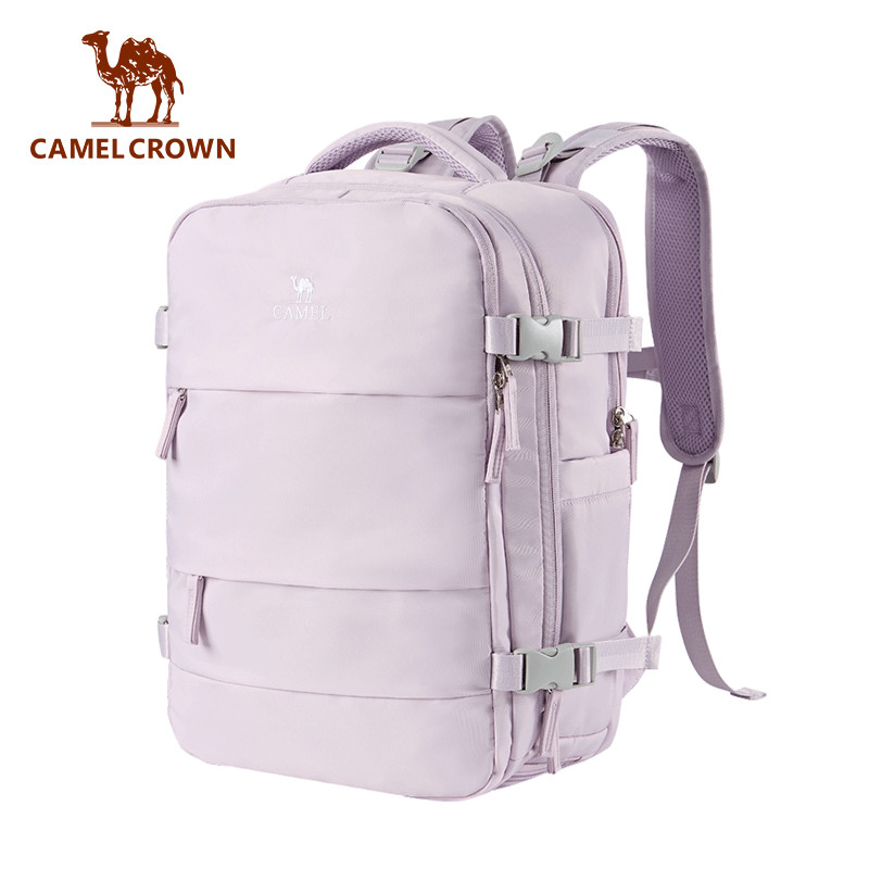 Camel CROWN Multi-layer Space 25L Mountaineering Bag Travel กระเป๋าเป้สะพายหลังคอมพิวเตอร์กลางแจ้ง