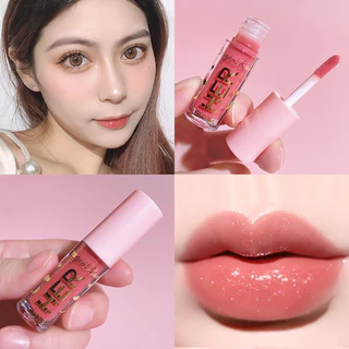 Liucuang Mirror Water Lip Glaze Lip Gloss นักเรียนหญิงลิปกลอสให้ความชุ่มชื้นและให้ความชุ่มชื้นลิปกลอส Dudu Jelly Glass Lip Gloss