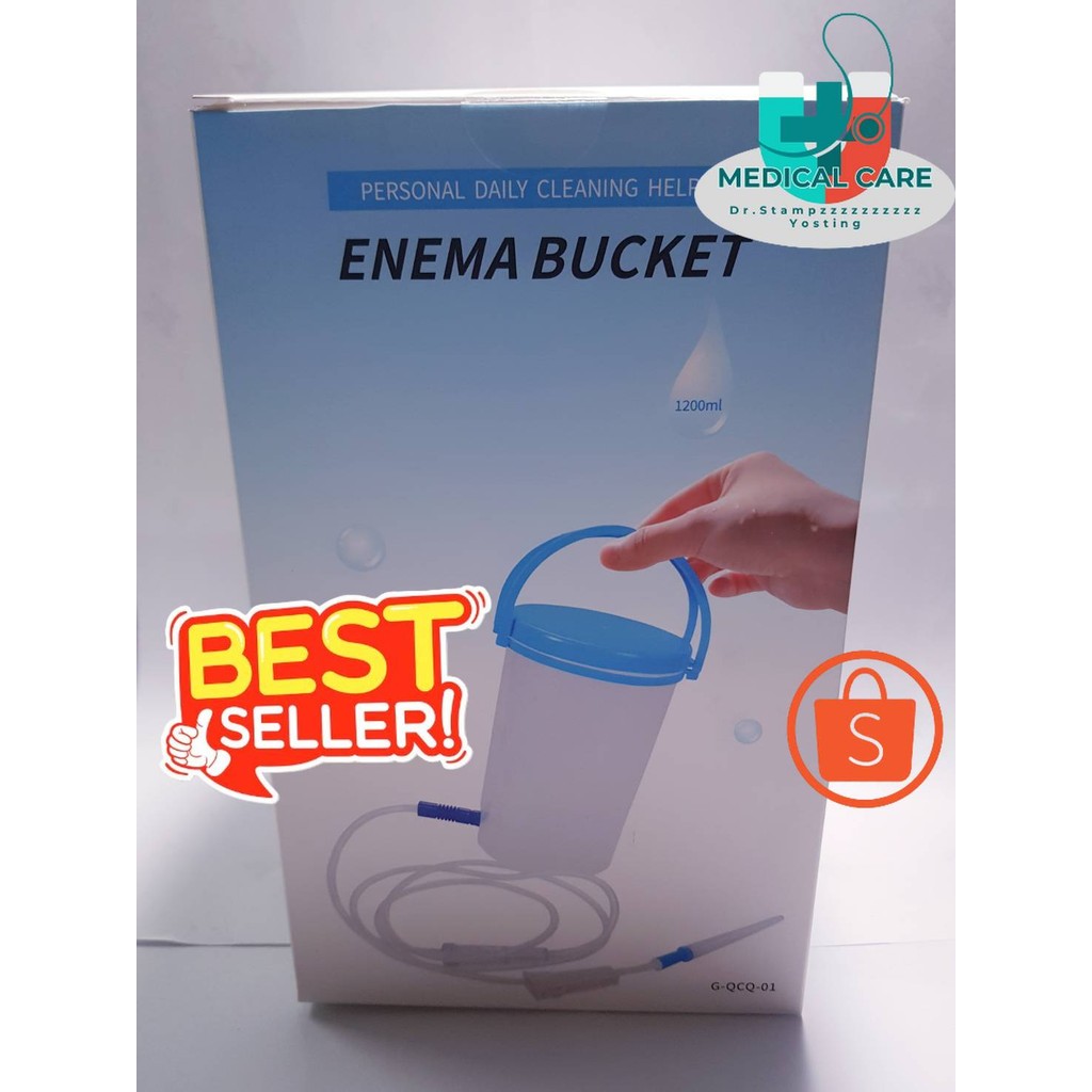 Dr.Stampz_Coffee Enema Plastic Bucket + Tube + Lid (Medical Plastic Grade)_Dr.Stampz