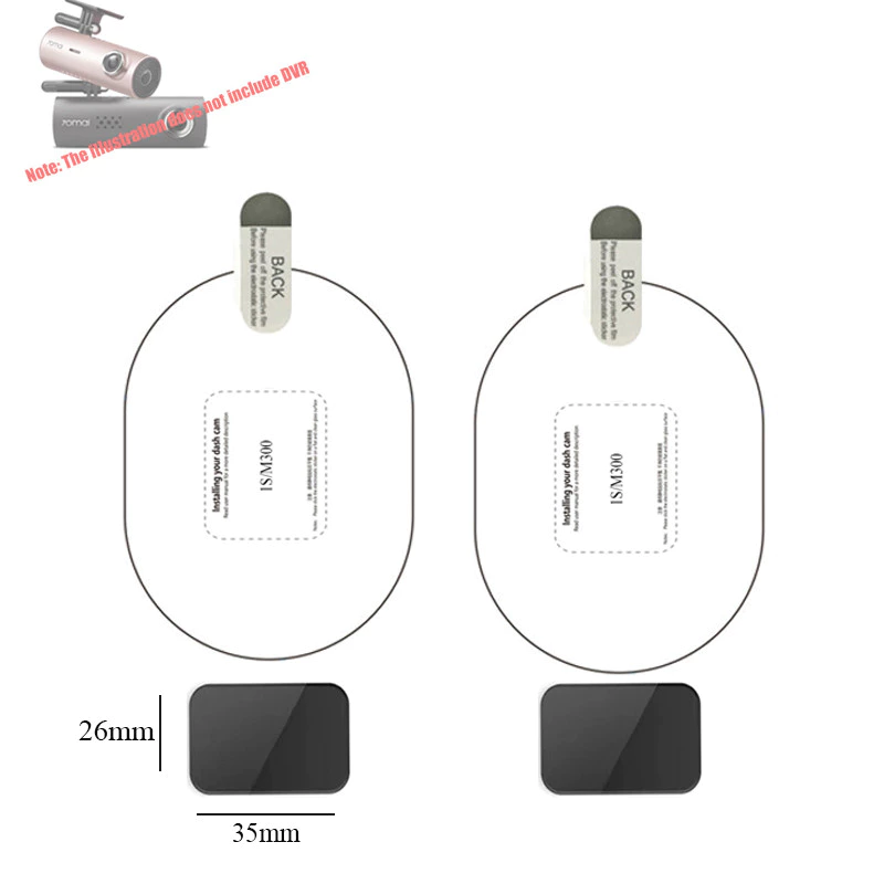 (พร้อมส่ง) แพ็คเกจ 2 ชุด สําหรับ 70MAI YI A200 1S/M300 A800 A400 Pro/D02/Lite/D08 A500S RC06 M500 3M สติกเกอร์ไฟฟ้าสถิตทนความร้อน 3M ตัวยึดกาวสําหรับ Dashcam 70 mai thumbnail 7