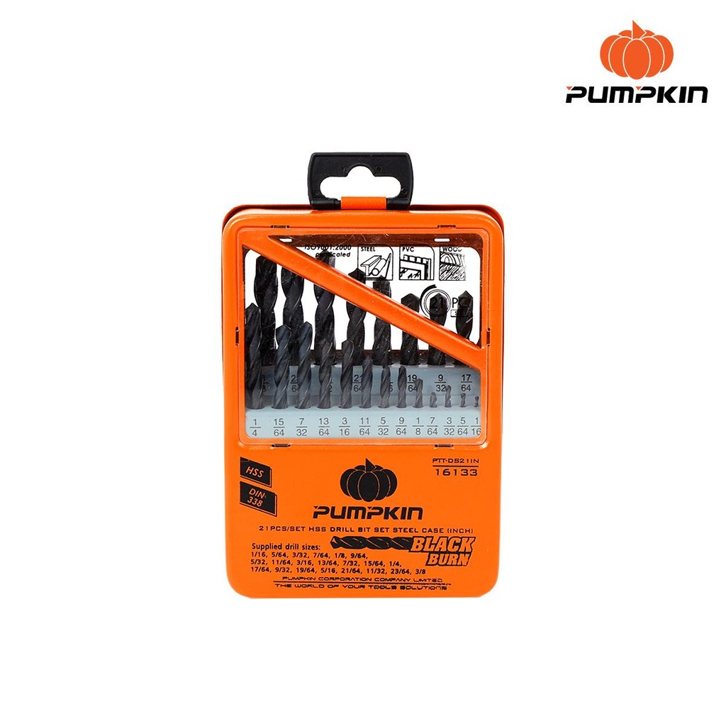 PUMPKINชุดดอกสว่านเจาะเหล็ก - รูปที่ 4