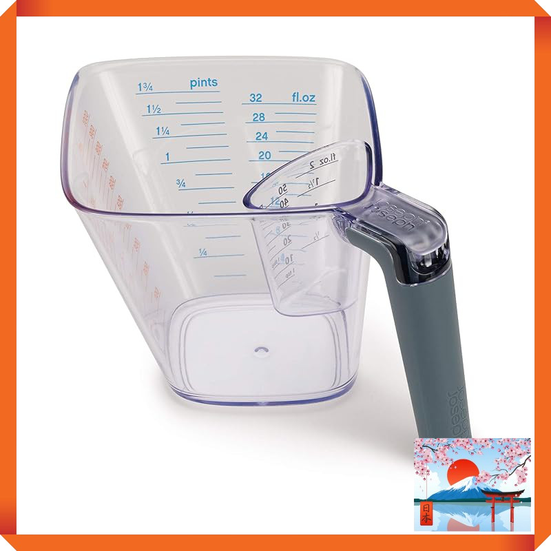 [Authentic Product] Joseph Joseph Stacking Storage Set of 50ml / 1L in Two Sizes, Featuring Easy-to-