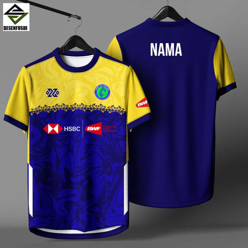 เสื้อกีฬาแบดมินตัน HSBC | BWF ปี 2025 ออกแบบและกำหนดชื่อได้ตามต้องการ