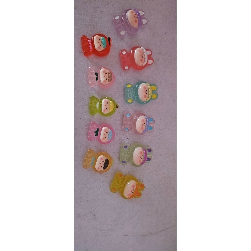 Moi Lying and Lying Rabbit charm Blind Bag สีใส