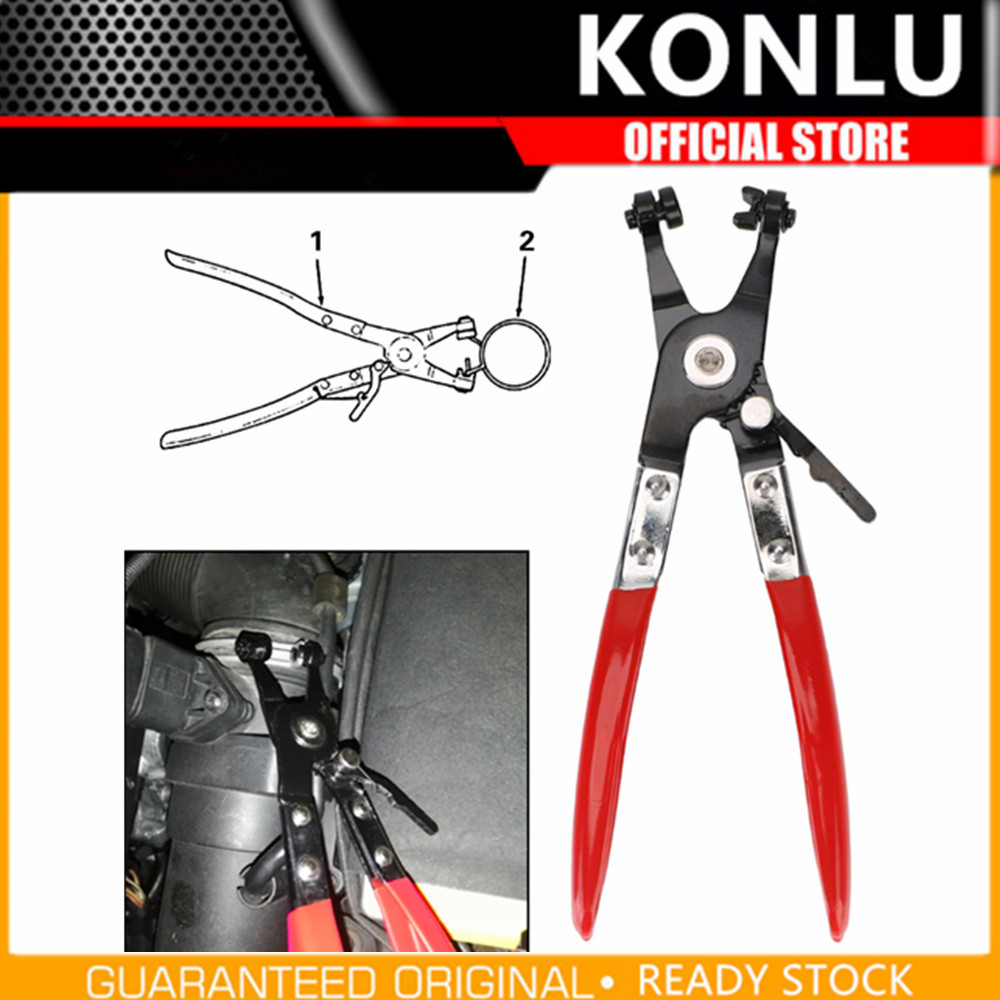 TH Tools คีมหนีบแหวนล็อคท่อ คีมหนีบท่อ อะไหล่รถยนต์ คีมกำจัดเครื่องมือติดตั้งสำ