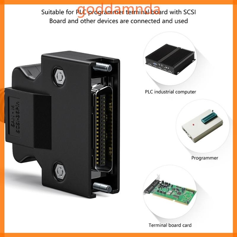 GODD SCSI Servo Data Line CN36P SCSI Data Cable Extension สายไฟ 8 มม.เส้นผ่านศูนย์กลาง 28AWG อเนกประ
