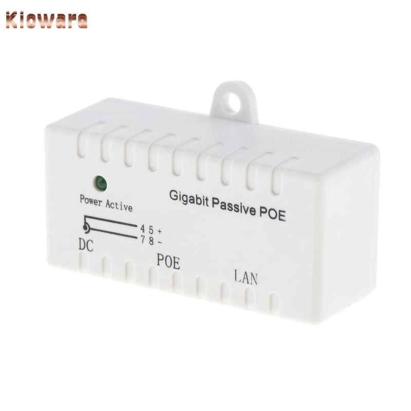 [Kloware] Gigabit Power over Ethernet PoE Injector DC 12V-52V สําหรับกล้อง IP โทรศัพท์ Voip