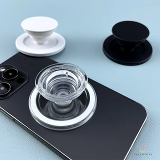 popsocket ตัวติดมือถือ Magnetic Griptok ขายึดถุงลมนิรภัยแม่เหล็กแบบยืดหดได้สำหรับโทรศัพท์แบบพับได้ เบาะลมใส ring holder