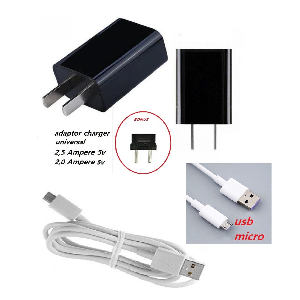 สายไมโคร Usb และอะแดปเตอร์ชาร์จ infinix hot 7 x624 x624b hot 7 pro x625 x625b x625d