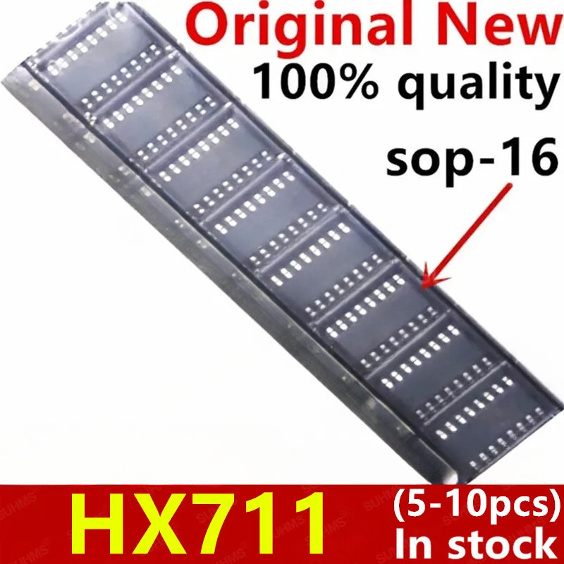 (5-10ชิ้น)100% ใหม่ HX711 sop-16