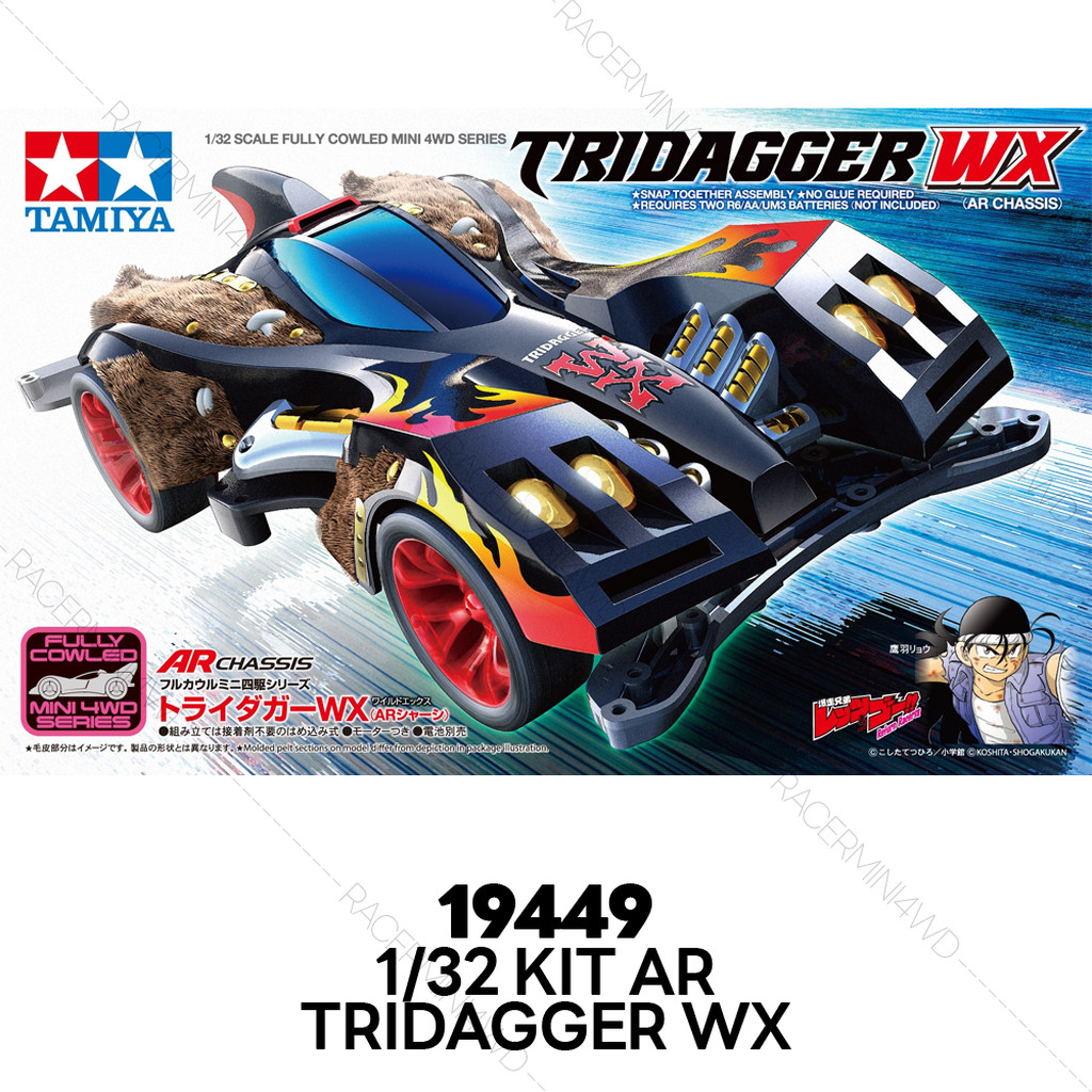 TAMIYA 19449 Mini 4WD Tridagger WX (AR Chassis)
