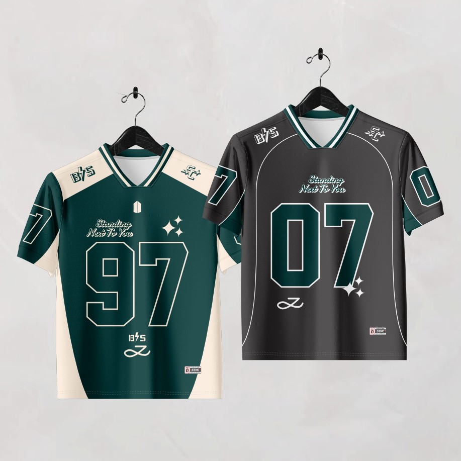 GOLDEN NFL JUNGKOOK JERSEY // Kpop Bangtan Boys Jersey