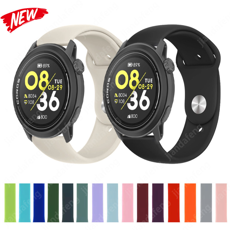 ซิลิโคนอ่อนนุ่มเปลี่ยนสายรัดข้อมือสายกีฬาสําหรับ COROS PACE 2 3 APEX 2 pro APEX 42 มม.46 มม.